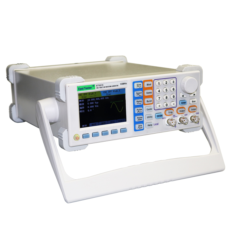 Function Arbitrary Waveform Generator - ET33X-serie Tweekanaals functie/willekeurige golfvormgenerator 3,5 inch
