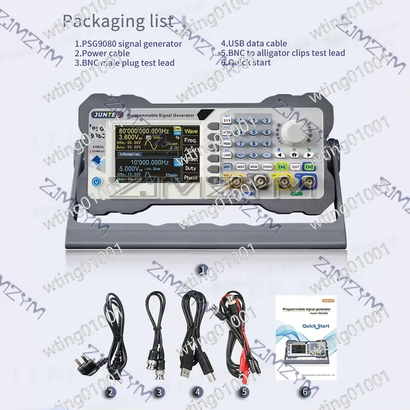 PSG9080 Programmeerbare DDS-fu - Function Arbitrary Waveform Generator recensie en prijs