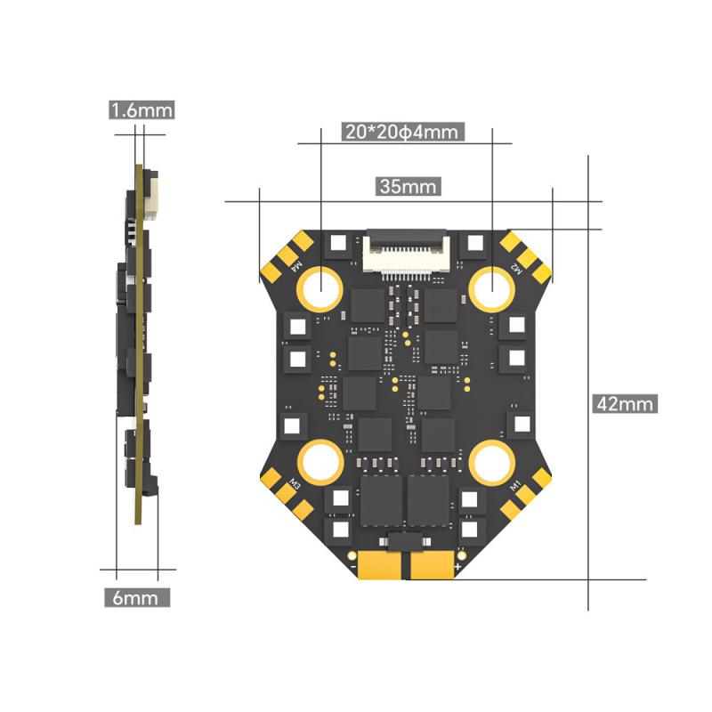 Iflight Borg F7 Mini Stack met - Fpv Flight Controller F7 Stack 60A recensie en prijs