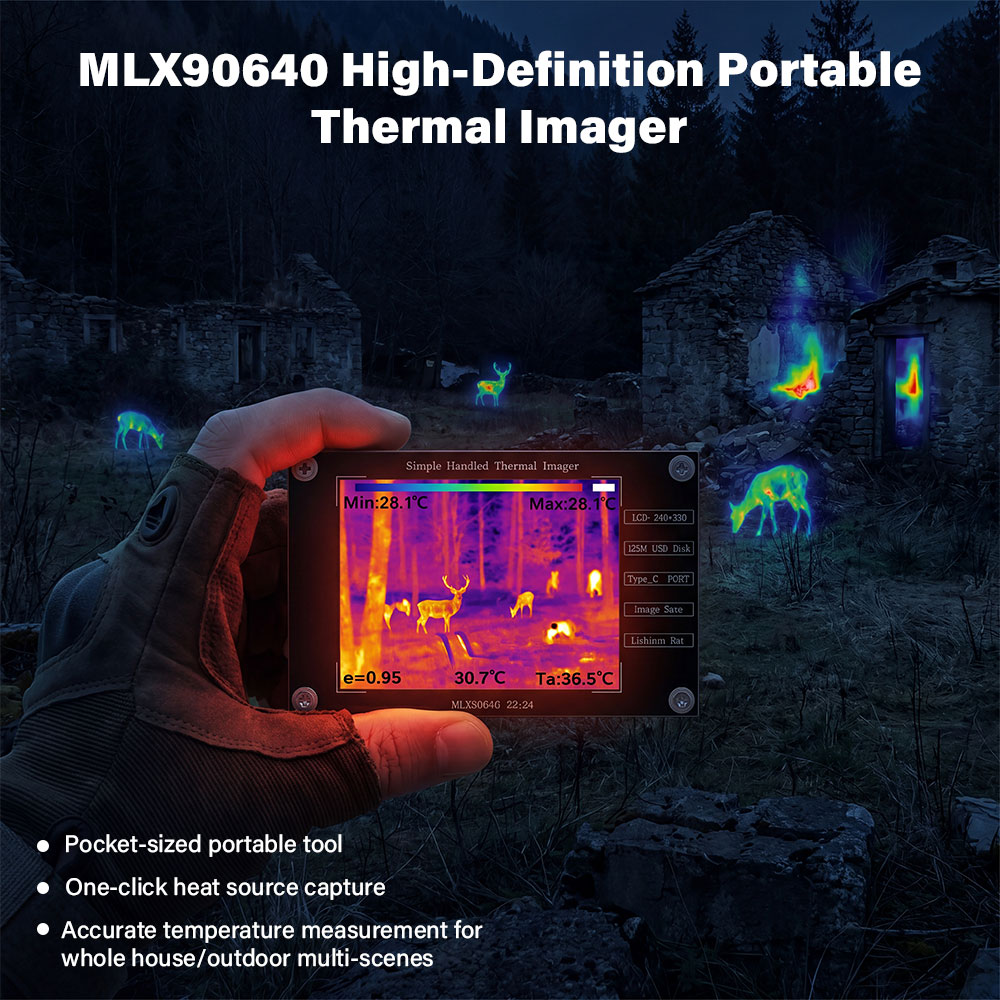 -40 ℃ ~300 ℃   Draagbare infra - Thermal Imaging Camera Pcb Repair recensie en prijs